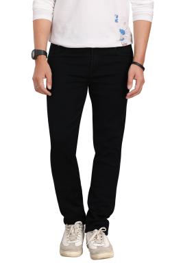 Black Basic Denim Jeans For Men