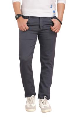 Grey Basic Denim Jeans For Men