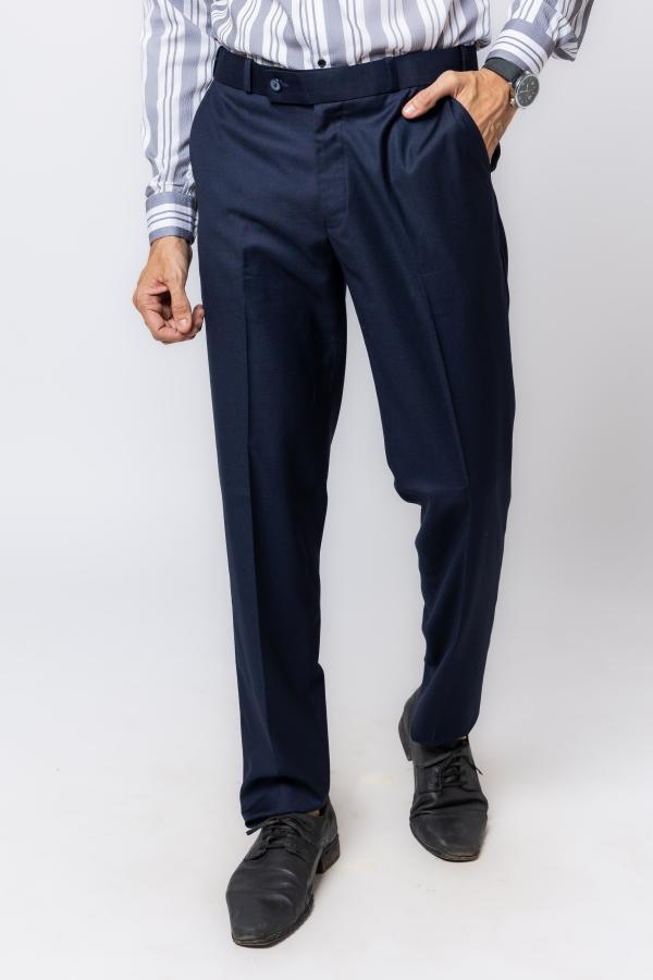 Navy Blue Formal Trouser For Men